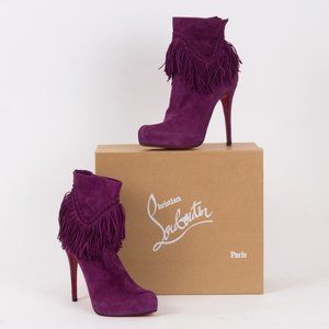 Christian Louboutin Rom 120 suede ankle boots